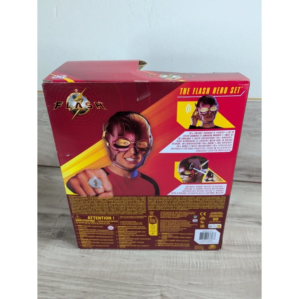 DC Comics The Flash Hero Set Iconic Mask with Visor and Ring Spin Master 2022.